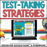 Test Taking Strategies Digital Lesson for Google Slides™ a