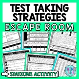 Test Taking Strategies Escape Room Stations - Reading Comp