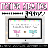 Test Taking Strategies Game - Testing Motivation for Students