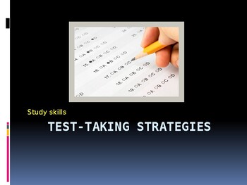 Preview of Test Taking Strategies PPT