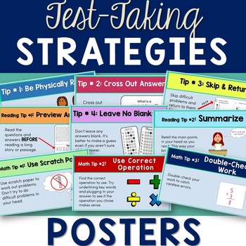 Preview of Test-Taking Strategies Posters