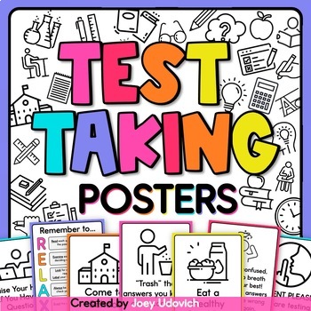 Preview of Test Taking Strategies | Posters | Test Taking Tips