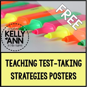 Preview of Test Taking Strategies Posters