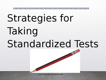 Preview of Test Taking Strategies PPT a PowerPoint