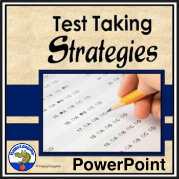 Preview of Test Taking Strategies PowerPoint for TEST PREP
