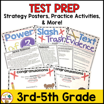 Preview of Test Taking Strategies and Preparation | Reading Test Prep Activities