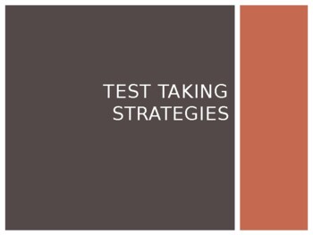Preview of Test Taking Strategies (ppt)