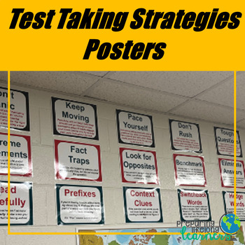 Preview of Test Taking Strategy Posters