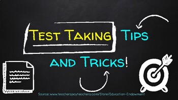 Preview of Test Taking Tips & Tricks