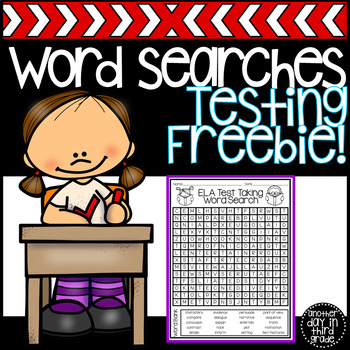 Preview of Test Taking Word Searches Freebie
