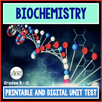 Preview of Biochemistry Macromolecules Unit Test