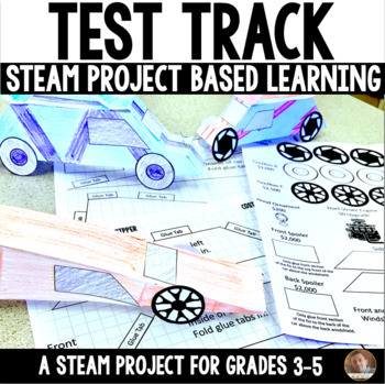 Preview of Test Track STEM / STEAM Challenge | Race Car Project Based Learning