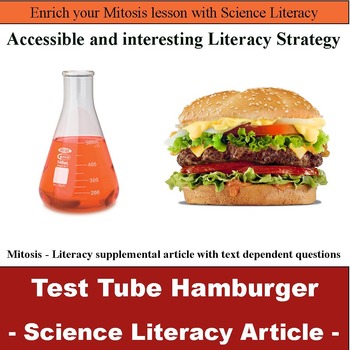 Preview of Mitosis Science Literacy Article