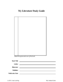 FREE! My Literature Study Guide - For Any Novel