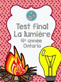 Test final : La lumière