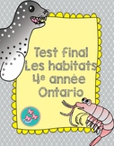 Test final : Les habitats