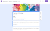 Test for Critical Thinking Class— Easy to Use Google Forms!