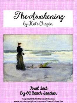 Preview of Test for The Awakening by Kate Chopin