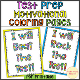 Test motivation positive encouragement coloring pages mand