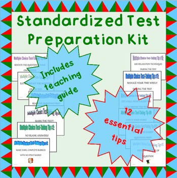 Preview of Test prep, multiple choice strategies, and study guide - middle & secondary