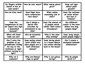Testable Questions Sort PDF by Fun in My Fab Lab | TpT
