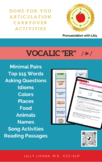 Vocalic ER Packet of Articulation Carryover Activities