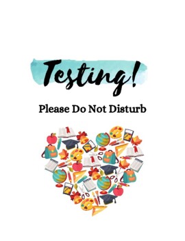 Preview of Testing Do Not Disturb Sign