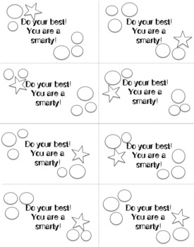 Testing Encouragement Cards by Moving Towards Mastery | TpT