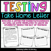 Testing Encouragement Note Testing Letter Home Motivationa