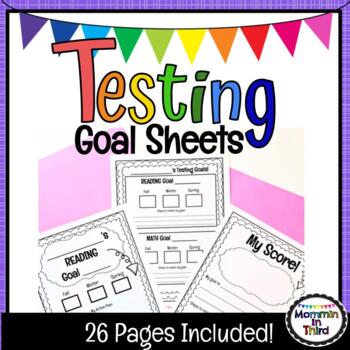 Preview of Testing Goal Setting Sheets Standardized Test Student Goals | Action Plan
