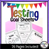 Testing Goal Setting Sheets Standardized Test Student Goal
