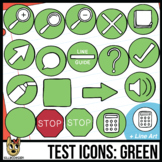 Testing Icon Clip Art: Green