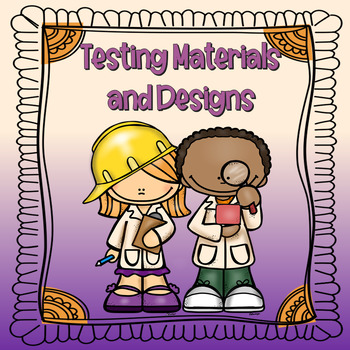 Preview of Testing Materials and Designs Lapbook (PREVIOUS AB CURRICULUM)