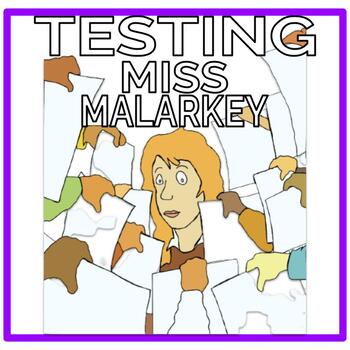 Preview of Testing Miss Malarkey Reading Activities Reading Comprehension