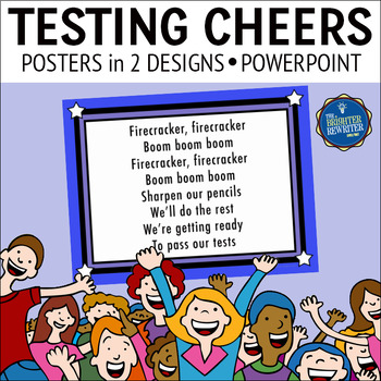 Preview of Testing Motivation Cheers PowerPoints and Posters