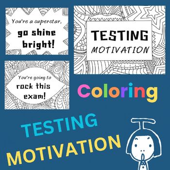Preview of Testing Motivation Coloring Pages
