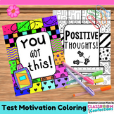 Testing Motivation Coloring Pages : Inspirational Quotes f