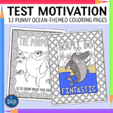 Testing Motivation Coloring Pages Ocean Animals Theme