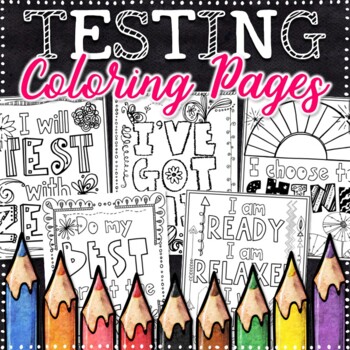 Encouragement Coloring Pages and Encouragement Color Posters BUNDLE