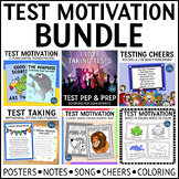 Testing Motivation Posters Notes Songs Cheers and Coloring