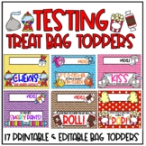 Testing Motivation Treat Tags Treat Bag Tags Editable Stan