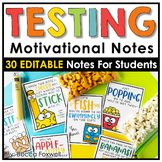Testing Motivational Notes For Students | State Test Motiv