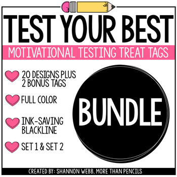 Preview of Testing Treat Tag Bundle