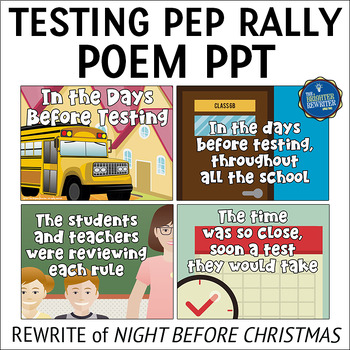 Preview of Testing Pep Rally Poem PowerPoints