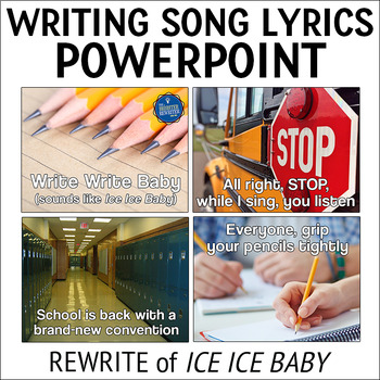 Preview of Testing Song Lyrics PowerPoint for Ice Ice Baby