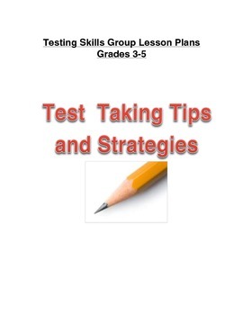 Preview of Testing Skills Support Group Grades 3-5