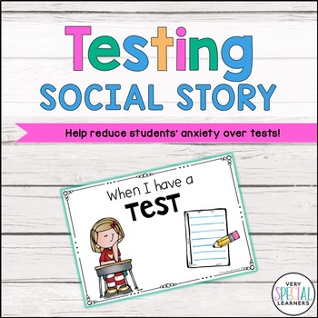 Preview of Testing Social Story