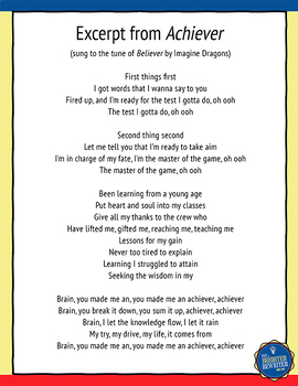 English believer lyrics in Believe