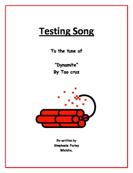 Preview of Testing Song in tune of Dynamite by Tao Cruz