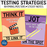 Testing Strategies Posters and Sticky Notes